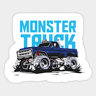 Monster Truck Chevy Sticker